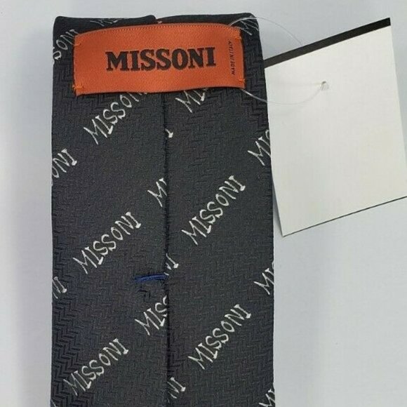 MISSONI 100% Silk Italy Men's Necktie Tie - Picture 3 of 4